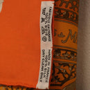 HERMES Carre 90 Scarf ""MAHARAJAS"" Silk Orange Auth am11861M-11
