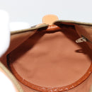 CELINE Macadam Canvas Hand Bag PVC Leather Brown Gold Auth am11863V-20