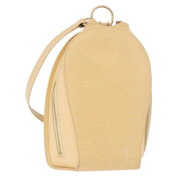 LOUIS VUITTON Epi Mabillon Backpack Vanilla M5223A LV Auth am11865V
