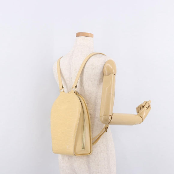 LOUIS VUITTON Epi Mabillon Backpack Vanilla M5223A LV Auth am11865V