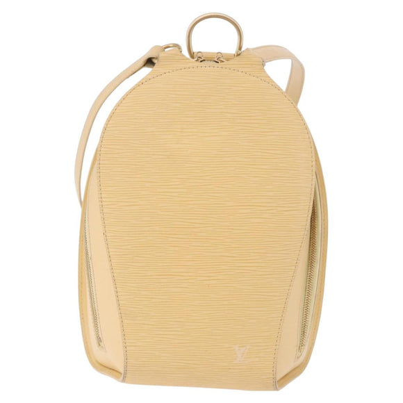 LOUIS VUITTON Epi Mabillon Backpack Vanilla M5223A LV Auth am11865V