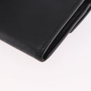 GUCCI Silvi Web Sherry Line Long Wallet Leather Black Red 476084 Auth am11867V-16