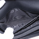 GUCCI Silvi Web Sherry Line Long Wallet Leather Black Red 476084 Auth am11867V-18