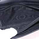 GUCCI Silvi Web Sherry Line Long Wallet Leather Black Red 476084 Auth am11867V-11