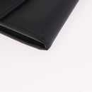 GUCCI Silvi Web Sherry Line Long Wallet Leather Black Red 476084 Auth am11867V-7