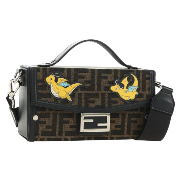 FENDI Zucca FRGMT POKEMON Mamma Baguette Soft Trunk Dragonite Auth am11869SM