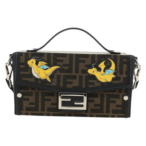 FENDI Zucca FRGMT POKEMON Mamma Baguette Soft Trunk Dragonite Auth am11869SM