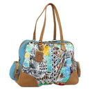PRADA Hand Bag Nylon leather Multicolor Gold Auth am11870SAM-1