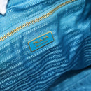 PRADA Hand Bag Nylon leather Multicolor Gold Auth am11870SAM-20