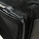 PRADA Ready Lock Hand Bag Nylon Black Silver Auth am11874V-18