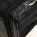 PRADA Ready Lock Hand Bag Nylon Black Silver Auth am11874V-19