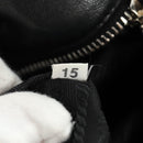 PRADA Ready Lock Hand Bag Nylon Black Silver Auth am11874V-9