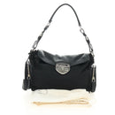 PRADA Ready Lock Hand Bag Nylon Black Silver Auth am11874V-12
