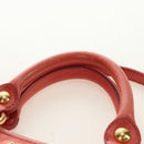 Miu Miu Hand Bag Leather 2way Pink Gold Auth am11877SAV-16