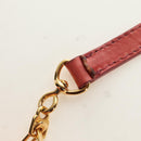 Miu Miu Hand Bag Leather 2way Pink Gold Auth am11877SAV-19
