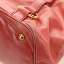 Miu Miu Hand Bag Leather 2way Pink Gold Auth am11877SAV-22