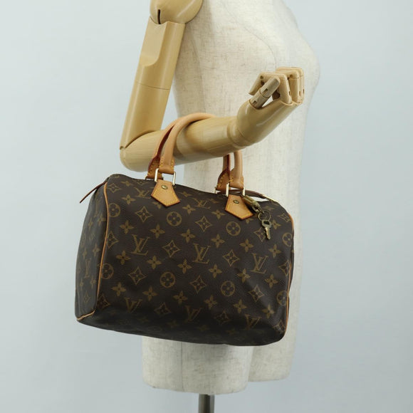 LOUIS VUITTON Monogram Speedy 25 Hand Bag M41528 LV Auth am11878SV