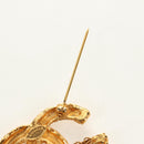 CHANEL CC Fringe Lava Brooch metal Gold CC Auth am11879SM-10