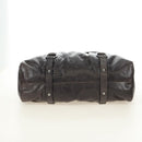 Miu Miu Hand Bag Leather 2way Gray Silver Auth am11880SAM-5
