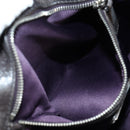 Miu Miu Hand Bag Leather 2way Gray Silver Auth am11880SAM-26