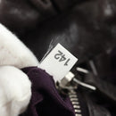 Miu Miu Hand Bag Leather 2way Gray Silver Auth am11880SAM-11