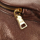 PRADA Ready Lock Shoulder Tote Bag Leather Brown Gold BL0557 Auth am11881SAV-20