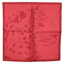 CARTIER Mini Scarf Leopard Silk Red Auth am11882M-1