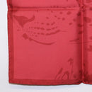 CARTIER Mini Scarf Leopard Silk Red Auth am11882M-10
