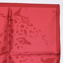 CARTIER Mini Scarf Leopard Silk Red Auth am11882M-3