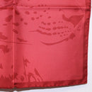 CARTIER Mini Scarf Leopard Silk Red Auth am11882M-5