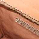 CELINE Macadam Canvas Tote Bag PVC Leather Brown Beige Gold Auth am11883V-21