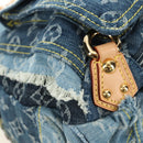 LOUIS VUITTON Monogram Patchwork Denim Bowery Bag Blue M95376 LV Auth am11889SM-9