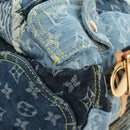 LOUIS VUITTON Monogram Patchwork Denim Bowery Bag Blue M95376 LV Auth am11889SM-14