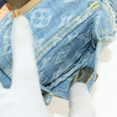 LOUIS VUITTON Monogram Patchwork Denim Bowery Tas Blauw M95376 LV Auth am11889SM-19