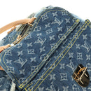 LOUIS VUITTON Monogram Patchwork Denim Bowery Bag Blue M95376 LV Auth am11889SM-23