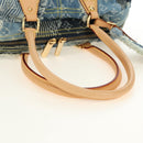 LOUIS VUITTON Monogram Patchwork Denim Bowery Bag Blue M95376 LV Auth am11889SM-7