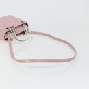 Christian Dior Lady Dior Cannage Plastic Handle Bag Nylon 2way Auth am11890A-10