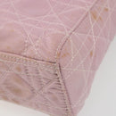 Christian Dior Lady Dior Cannage Plastic Handle Bag Nylon 2way Auth am11890A-14
