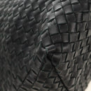 BOTTEGA VENETA INTRECCIATO Cabas PM Hand Bag Leather Black Auth am11891SM-15