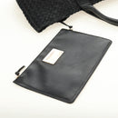 BOTTEGA VENETA INTRECCIATO Cabas PM Hand Bag Leather Black Auth am11891SM-18