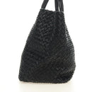 BOTTEGA VENETA INTRECCIATO Cabas PM Hand Bag Leather Black Auth am11891SM-3