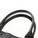 BOTTEGA VENETA INTRECCIATO Cabas PM Hand Bag Leather Black Auth am11891SM-14