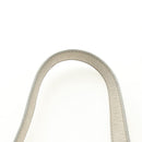 Miu Miu Side Ribbon Hand Bag Leather 2way Gray Gold Auth am11892V-14