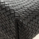 BOTTEGA VENETA INTRECCIATO Cabas PM Hand Bag Leather Dark Brown Auth am11893SM-14