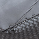 BOTTEGA VENETA INTRECCIATO Cabas PM Hand Bag Leather Dark Brown Auth am11893SM-19