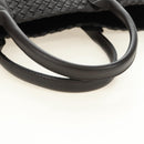 BOTTEGA VENETA INTRECCIATO Cabas PM Hand Bag Leather Dark Brown Auth am11893SM-7