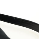 FENDI Mamma Baguette Shoulder Bag Cotton Jersey Black Silver Auth am11895V-10