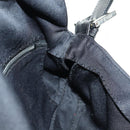 FENDI Mamma Baguette Shoulder Bag Cotton Jersey Black Silver Auth am11895V-22