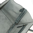 CELINE Luggage Small Square Phantom Hand Bag Leather Gray Gold Auth am11897M-20