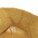BOTTEGA VENETA INTRECCIATO Cabas PM Hand Bag Leather Gold 141498 Auth am11898V-18